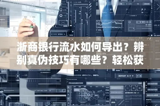 浙商银行流水如何导出？辨别真伪技巧有哪些？轻松获取有效版