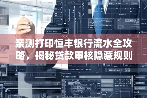 亲测打印恒丰银行流水全攻略，揭秘贷款审核隐藏规则