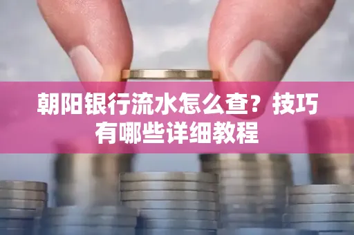 朝阳银行流水怎么查？技巧有哪些详细教程
